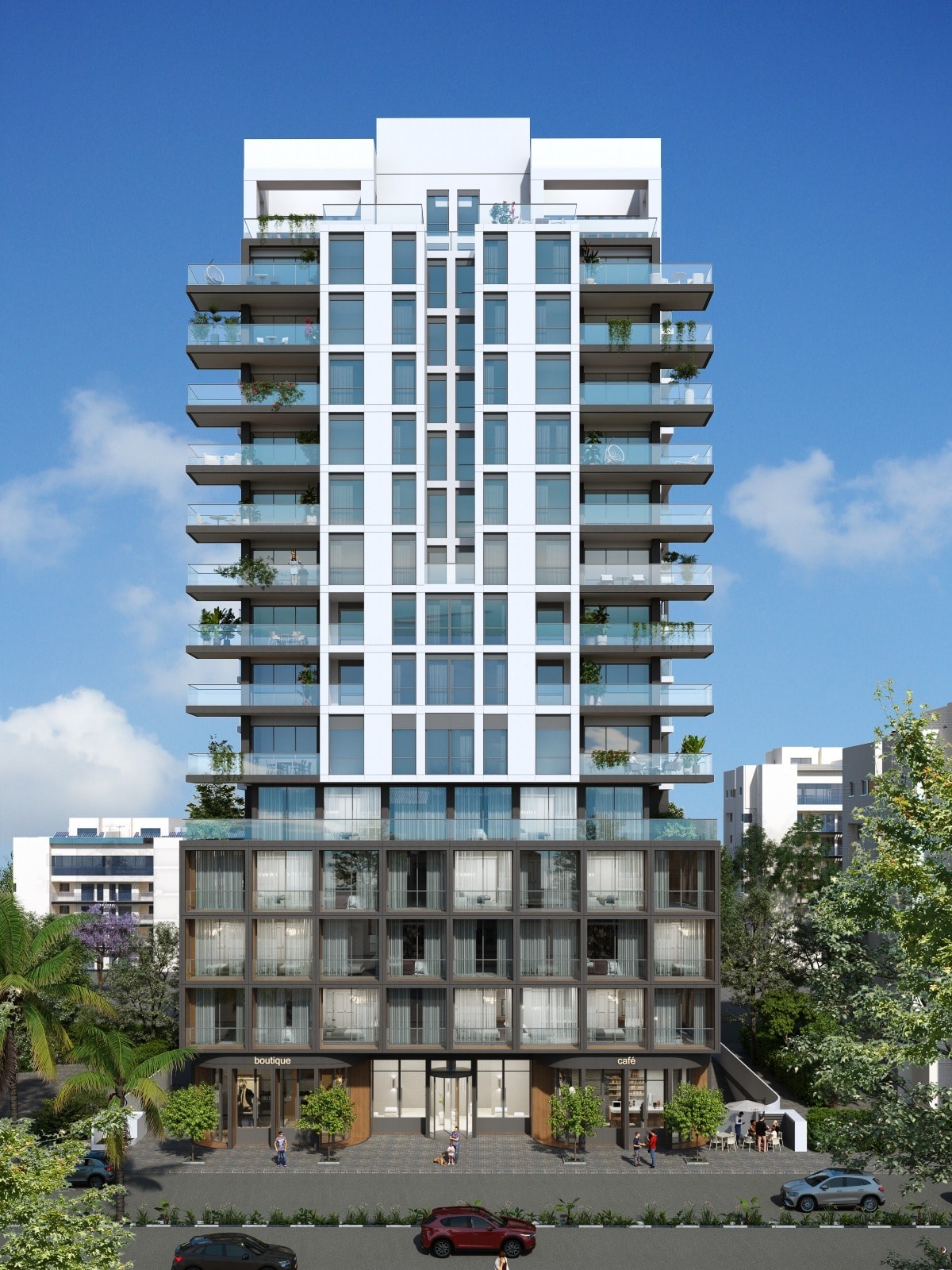 Bat Yam waterfront development exterior